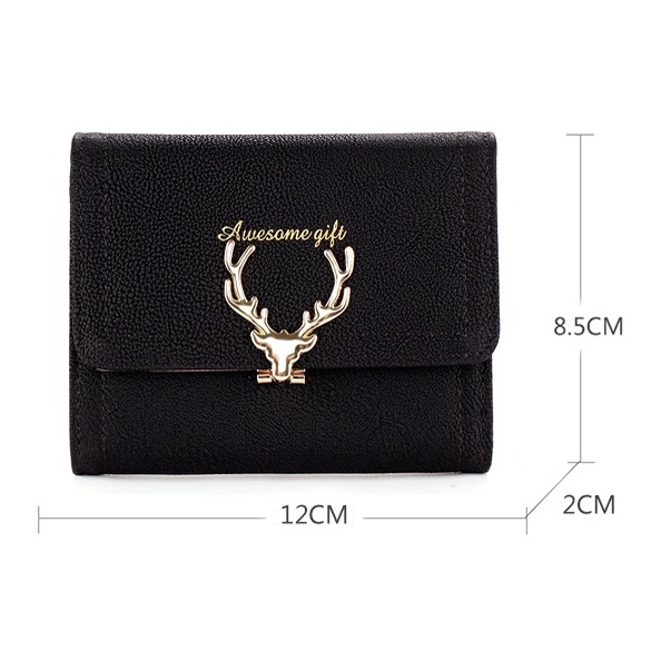 DOMPET LIPAT WANITA IMPORT MINI KARTU CELSA KULIT PREMIUM PENDEK UANG KERTAS KECIL KOREA BATAM MURAH