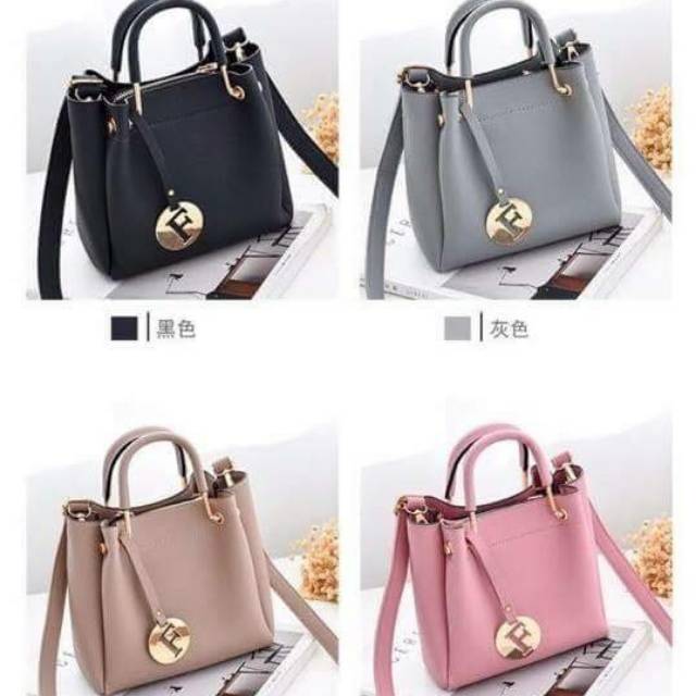 BQ 1745 GI 6822 LT 1173 GT 1672 RISCE Tas handbag set 2in1 import wanita cewek EL 283 B CR 7078