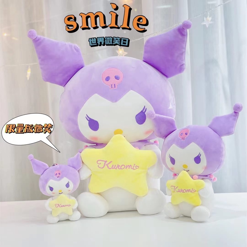 Boneka Cartoon  Pegang Star  Bahan Halus dan Lembut