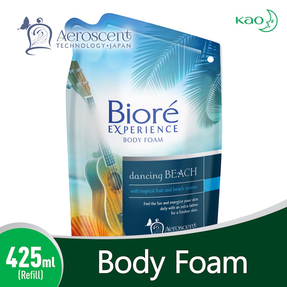 Biore Body Foam Dancing Beach Pouch 425ml