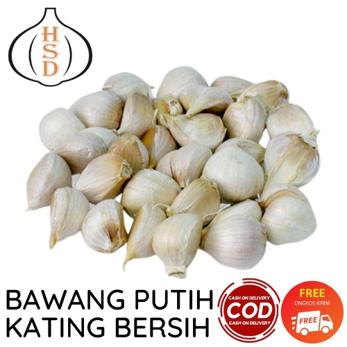 Bawang putih kating HSD bersih kualitas premium (Jamin tidak ada yang busuk) 1KG/500GR