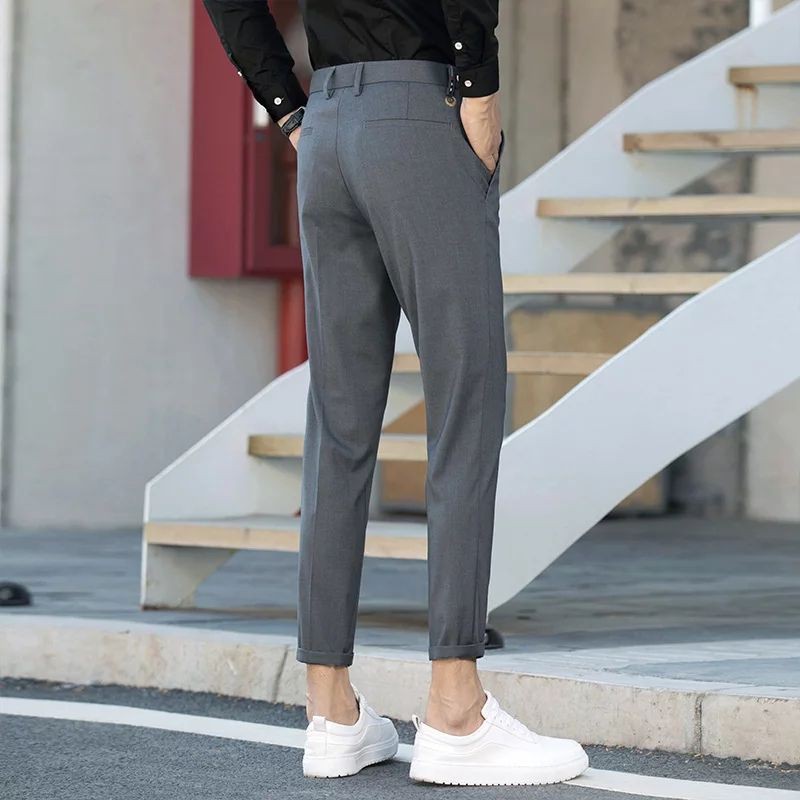 Ankle pants | celana ankle pants | cropped pants | sirwal drag grey