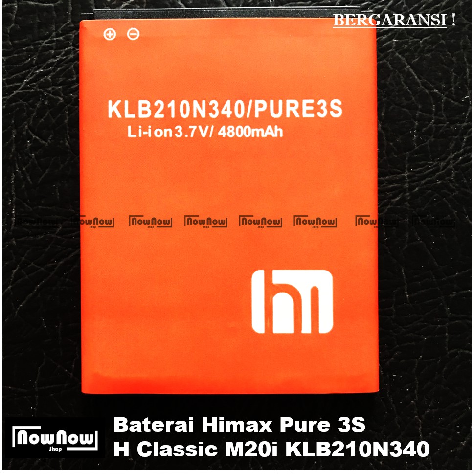 Baterai Himax Polymer Pure 3S H Classic M20i - KLB210N340 Original Double Power Batre Battery HP