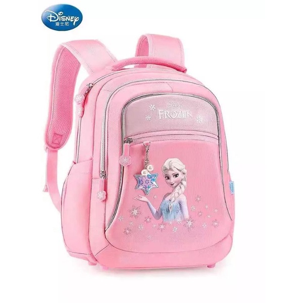 Tas Sekolah Disney Frozen Untuk Anak Perempuan Elsa Anna Olaf Ransel Ortopedi Bahu Siswa TK/SD/SMP Kapasitas Besar