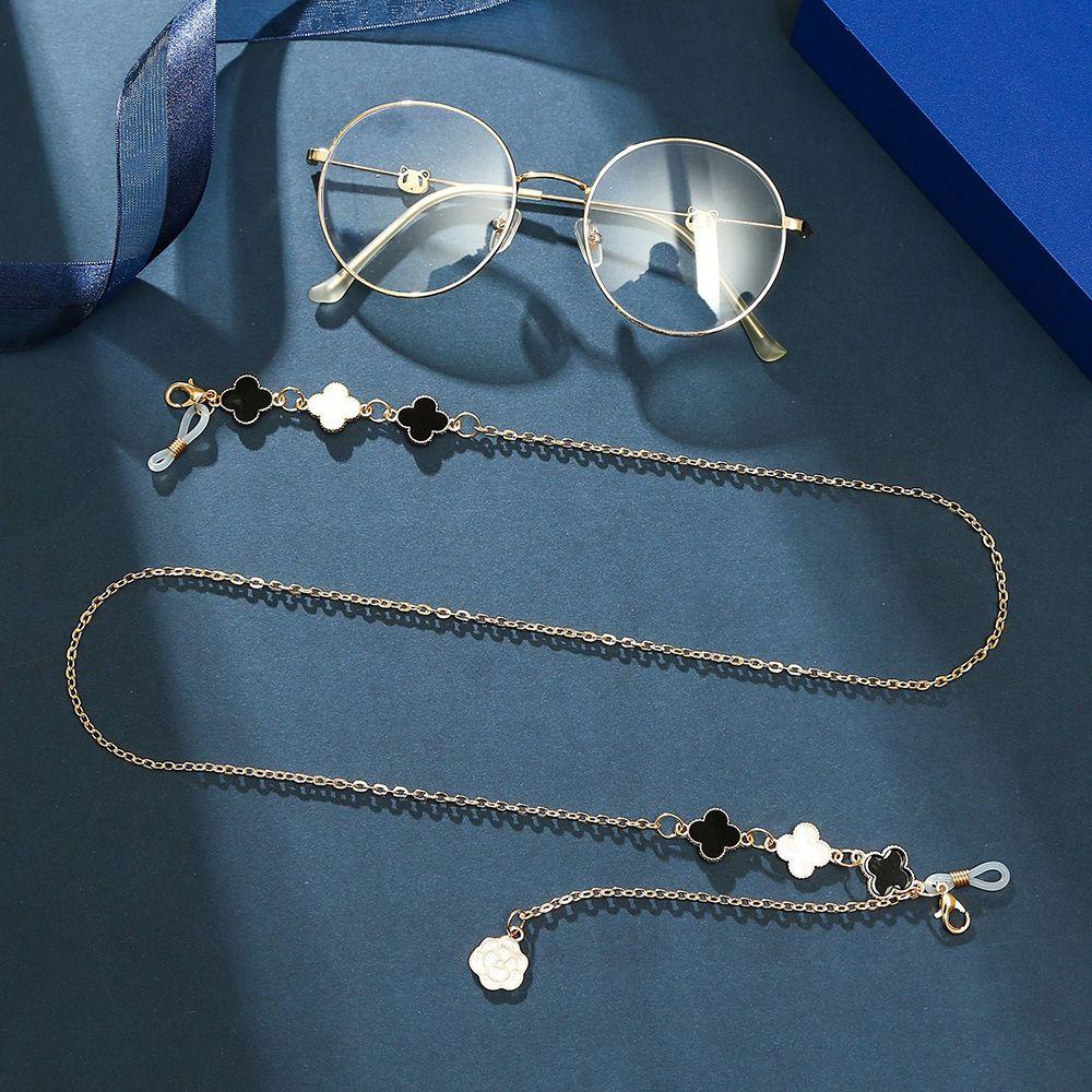 Mxbeauty Clover Glasses Chain Rantai Kacamata Baca Retro Mask Chain Mask Cord Holders Hold Straps Reading Glasses Female Glasses Neck Strap Sunglasses Lanyard