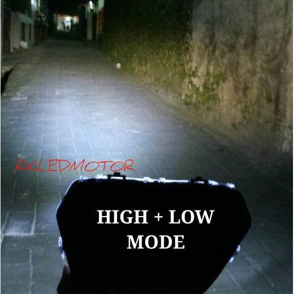 LAMPU LED H4 DUAL COLOR | LAMPU UTAMA LED MOTOR HS1 DUA WARNA TF1926