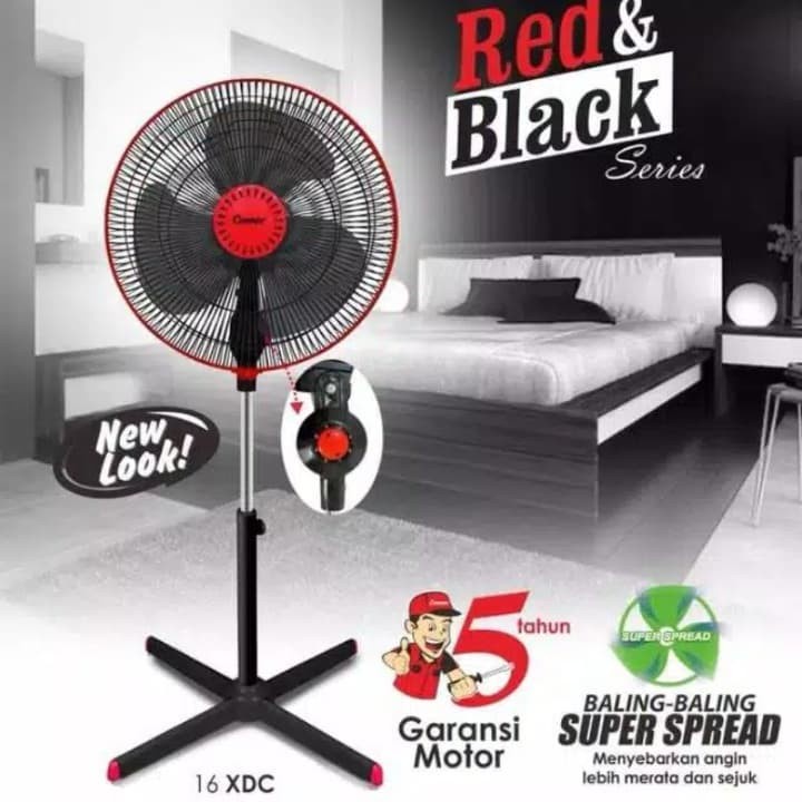 Standfan Kipas Angin Berdiri Cosmos SN16XDC 16&quot; 16 Inch 16IN Kipas Angin Kaki Silang