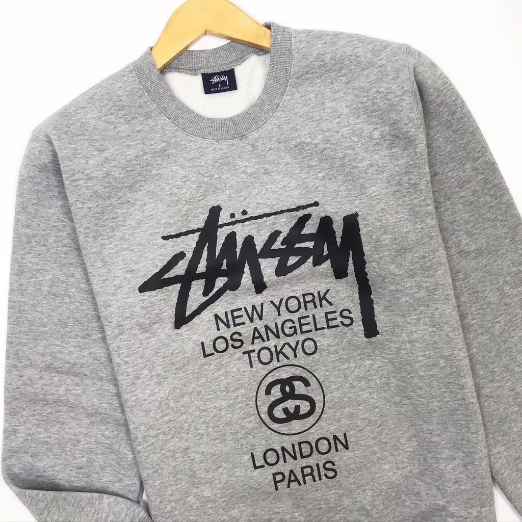 crewneck stussy grey