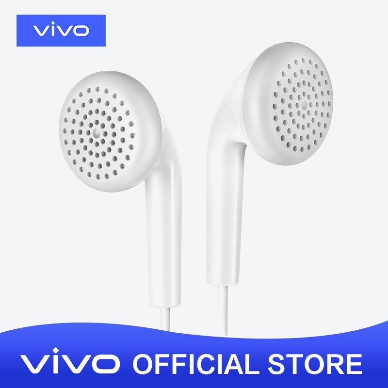 vivo Earphone XE100 Original [Mikrofon tersedia] - Garansi Resmi 6 Bulan-1