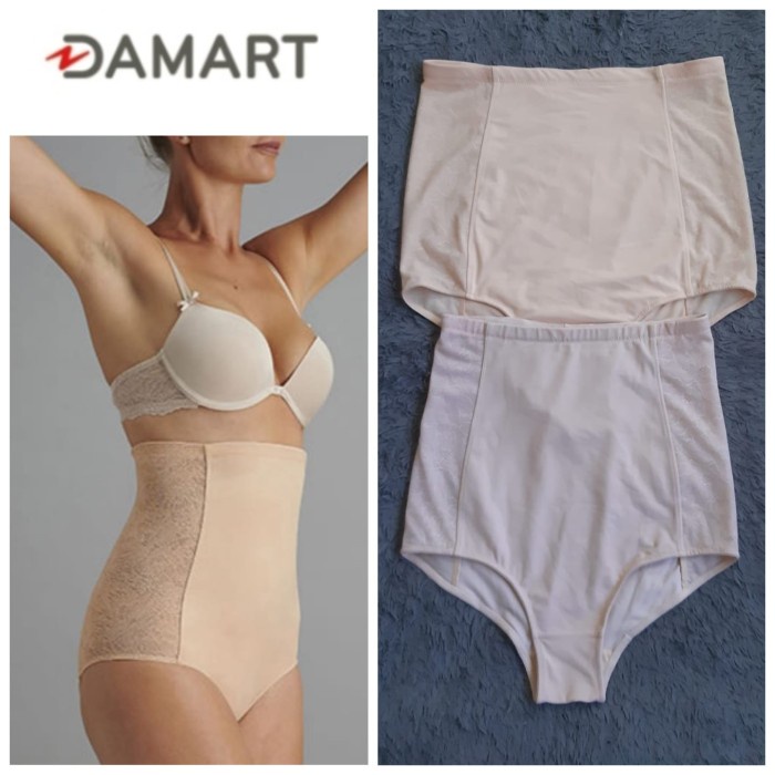Panty Korset Damart Lace Waist Label