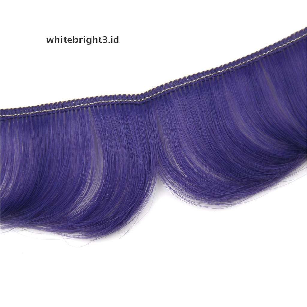 (whitebright3.id) Wig / Rambut Palsu handmade DIY Panjang 5cm Untuk Boneka BJD SD