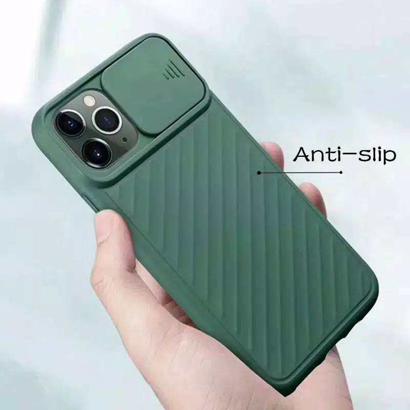 [CASING IMPOR] iPhone 12 Pro / 12 Pro Max Tutup Pelindung Kamera Geser Soft Case by WEIKA COD