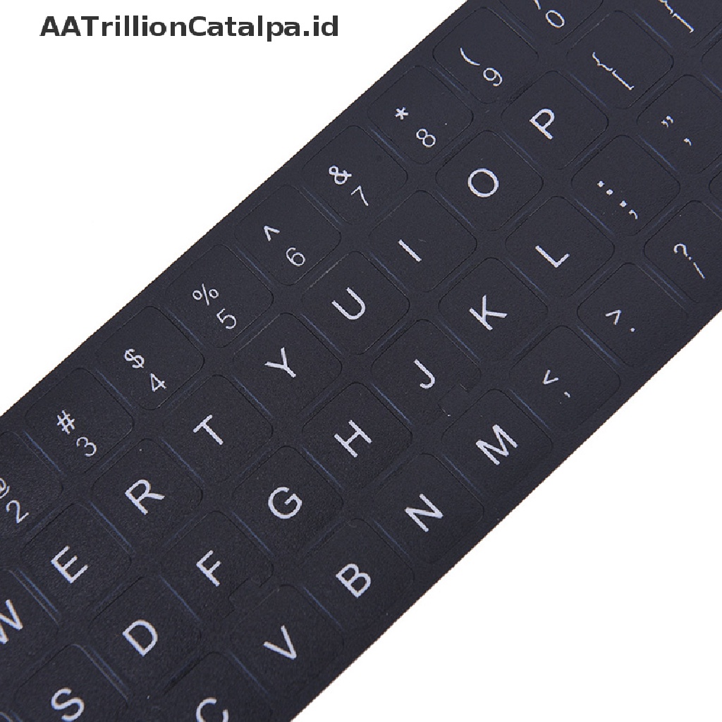 Aatrillioncatalpa Stiker Keyboard Bahasa Inggris Pengganti Untuk Pclaptop