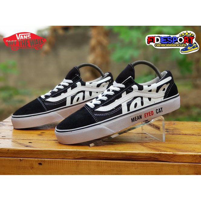 More Walk Sepatu Vans Patta Import/Vans Patta Premium/Vans Patta Baru - Hitam, 39
