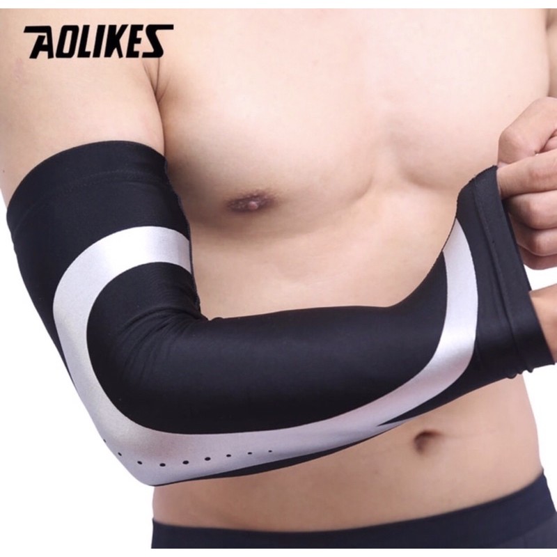 Aolikes Arm Sleeve Sepeda Lari Manset Tangan Outdoor Anti Sinar UV