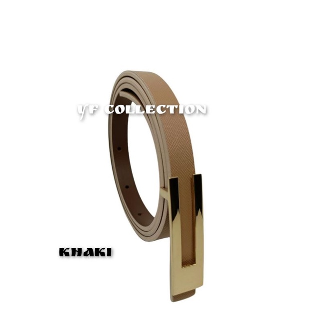 IKAT PINGGANG BELT DRESS WANITA KULIT PU KOREA FASHION GOLD