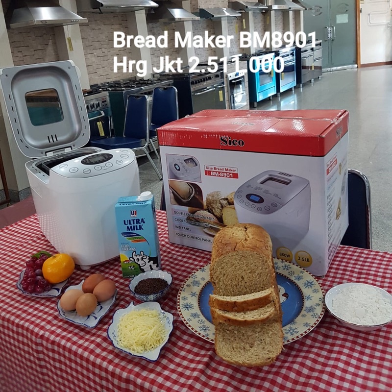 BREAD MAKER FROM SICO FREE HADIAH/SICO BREAD MAKER/ALAT PEMBUAT ROTI/MESIN ROTI/
