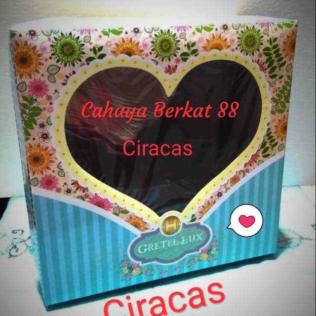 

Dus kue 25x25x12 box karton ulang tahun kotak kaca kardus cake packing