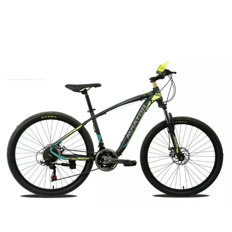 Sepeda Gunung Aviator AT2691RS MTB Remaja-Dewasa 26 Inci As Bearing Steel 100mm T Fork Lock MTB