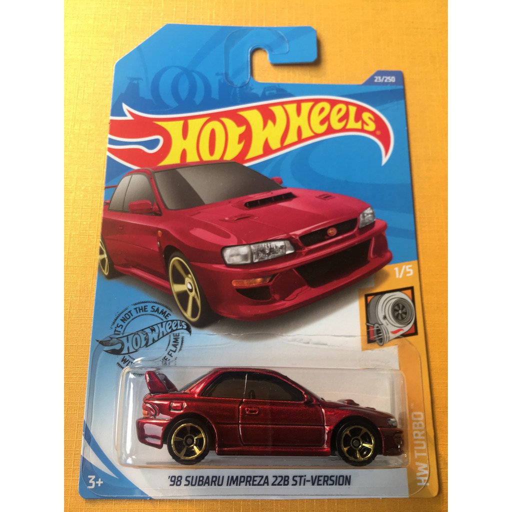 HOT WHEELS HOTWHEELS '98 SUBARU IMPREZA 228 STI VERSION MERAH RARE DIECAST TRACK LANGKA PROMO MURAH