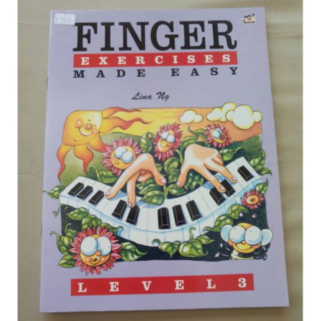 Buku piano latihan jari Finger Exercise made easy level 3 untuk anak-anak buku musik
