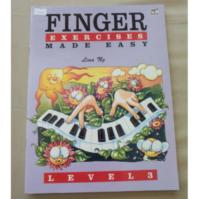 Buku piano latihan jari Finger Exercise made easy level 3 untuk anak-anak buku musik