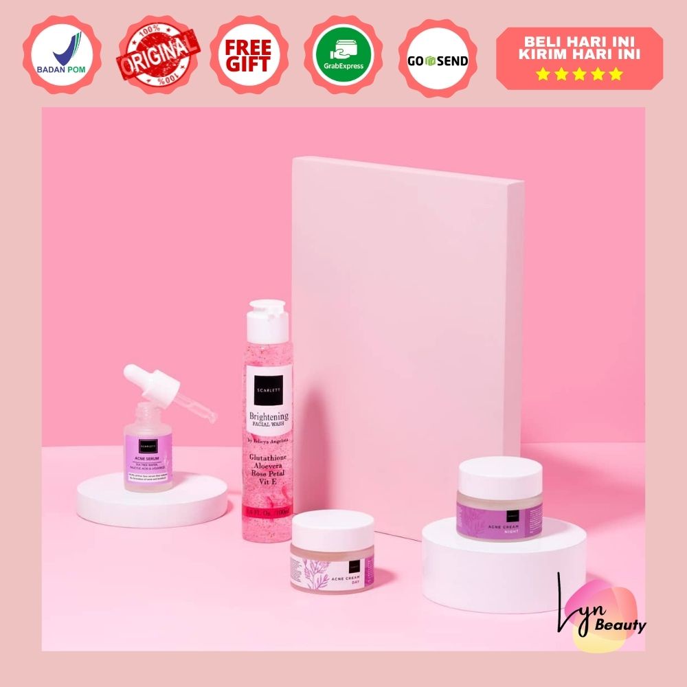 PAKET SCARLETT WHITENING 4 IN 1 ACNE