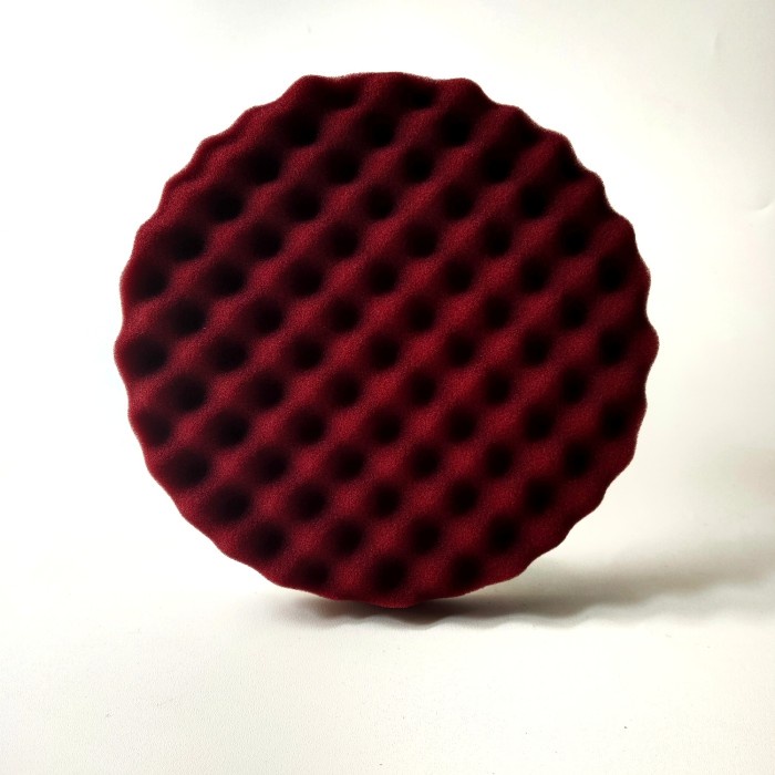 Busa Poles Maroon 8 inch IPO Foam Pad merah IPO Polishing Foam Pad untuk proses High Cut