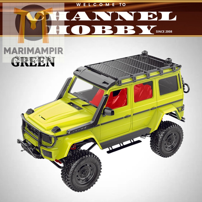 Marimampir MN 86S Rc Car Offroad RTR / Rc Jeep Mercy G500 / Mobile Remote Kontrol - Hijau