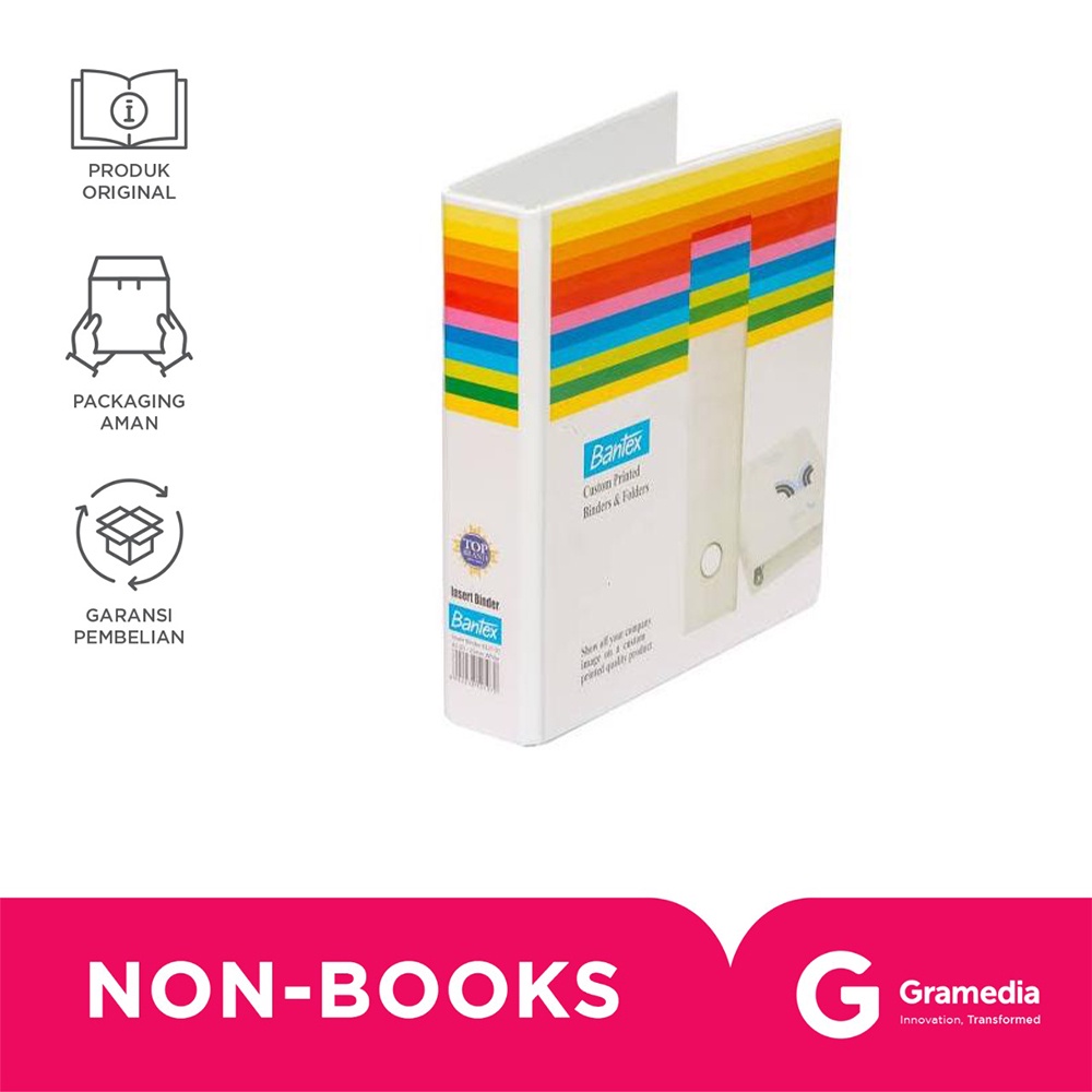 

BANTEX INSERT RING BINDER A4 2D 8562