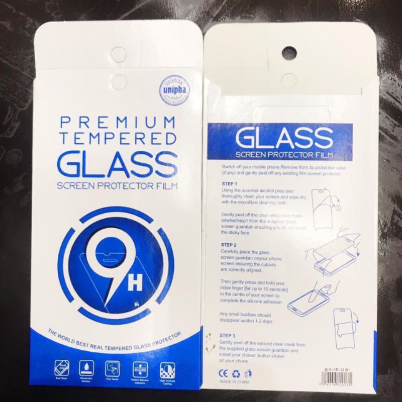 Packing kertas TG Tempered Glass I Bungkus Packing TG Tempered Glass HP