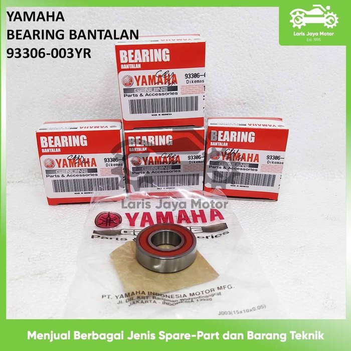 BEARING LAHER MONTING MIO, SOUL, FINO 93306-003YR ORIGINAL ASLI YAMAHA BEARING MONTING MOTOR MIO, SO