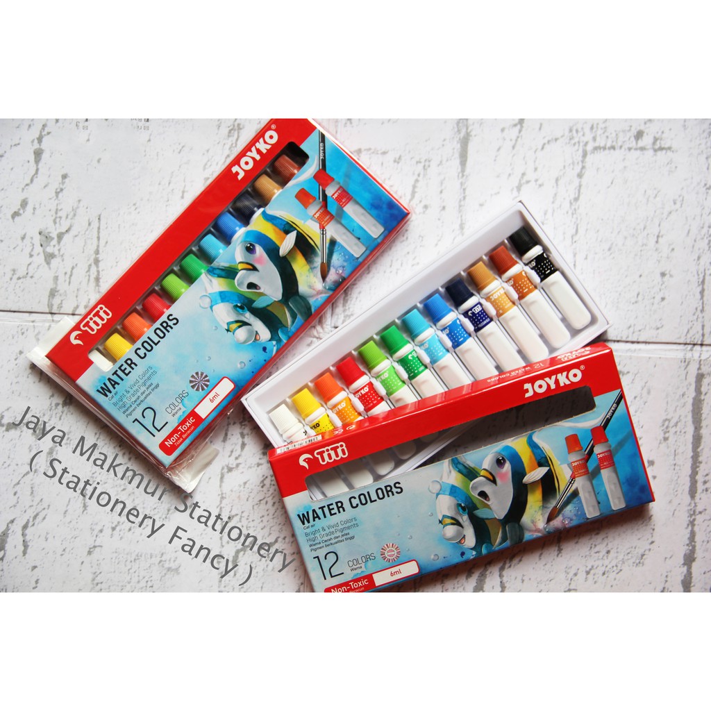 

Cat air TITI Joyko 12 warna WAC-6ML-12C (1 set)