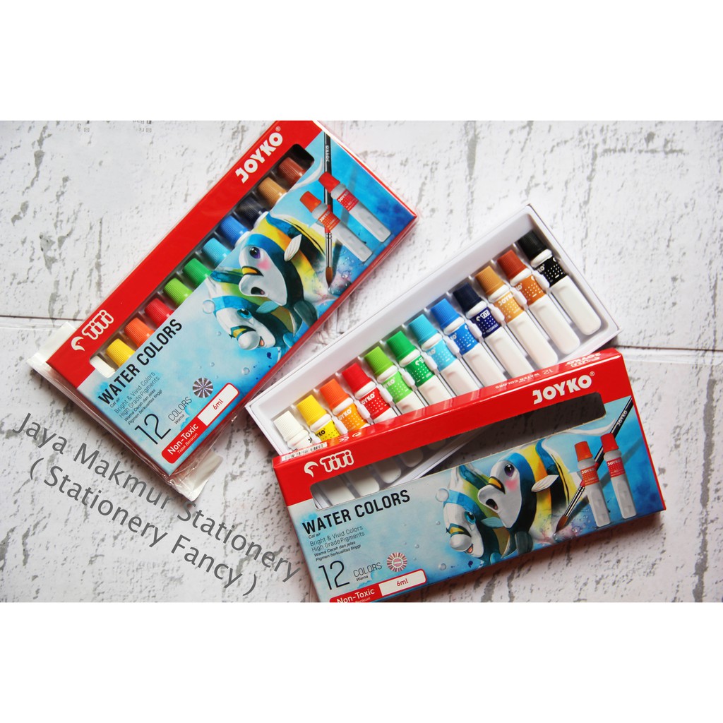 Cat air TITI Joyko 12 warna WAC-6ML-12C (1 set)