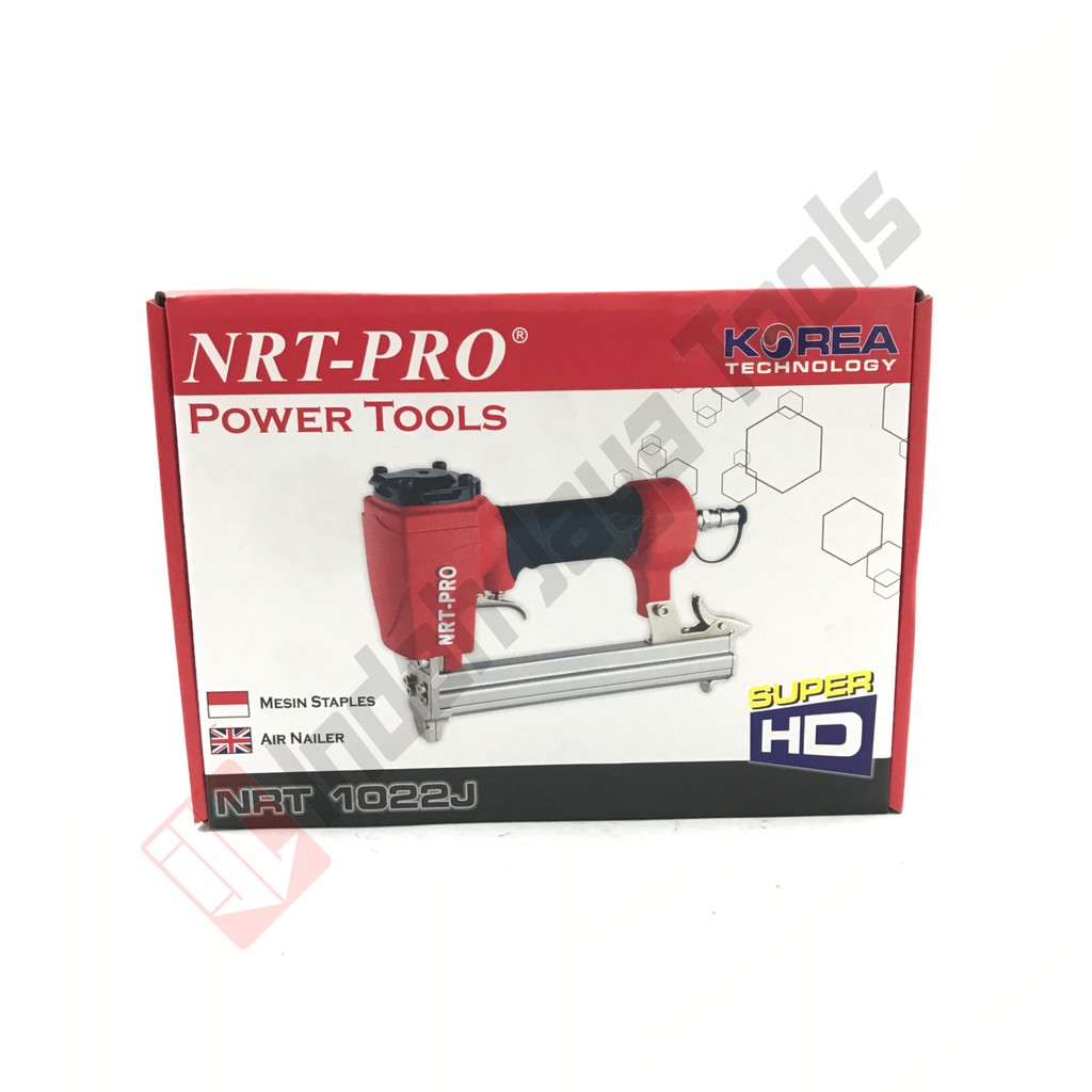 NRT-PRO 1022J Air Stapler Gun Paku Tembak U Staples Angin Mesin Nailer