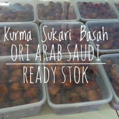 

Kurma Sukari Asli Arab Saudi 1KG.Sukari Basah