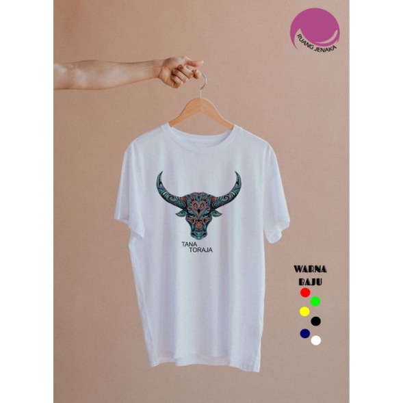 KAOS TANA TORAJA MOTIF TEDONG KEREN