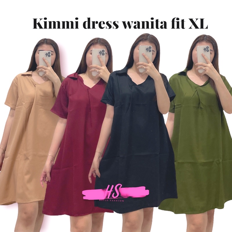 DRESS KIMMI MOSSCREPE PREMIUM/DRESS KIMMI