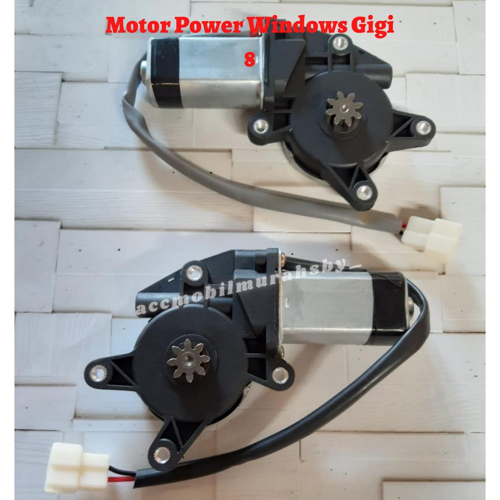 Motor Power Window Universal Baut 4 gigi 8 - kanan / kiri