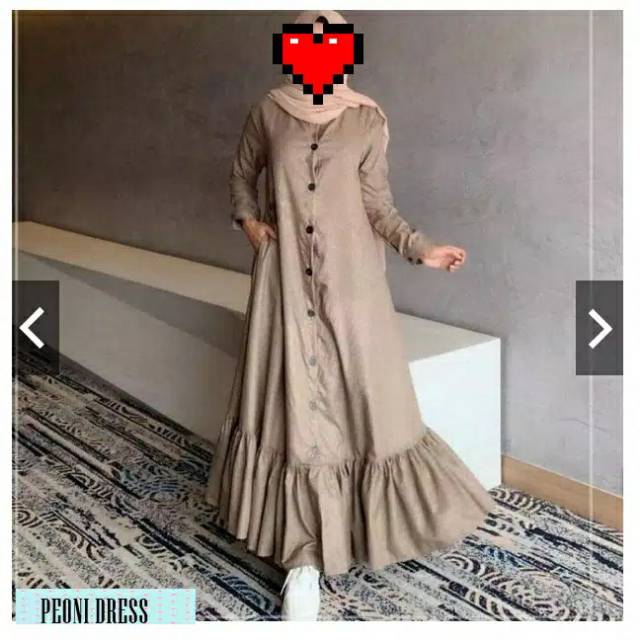 Gamis murah peony dress