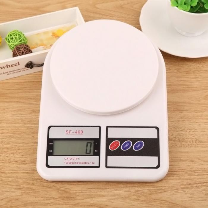 Timbangan Digital Dapur SF-400 / Timbangan Kue Serbaguna Kapasitas 10KG / Electronic Kitchen Scale