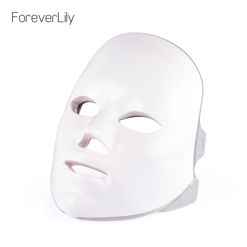 Masker Wajah LED Phototeraphy Facial Beauty Mask - AL07 - White