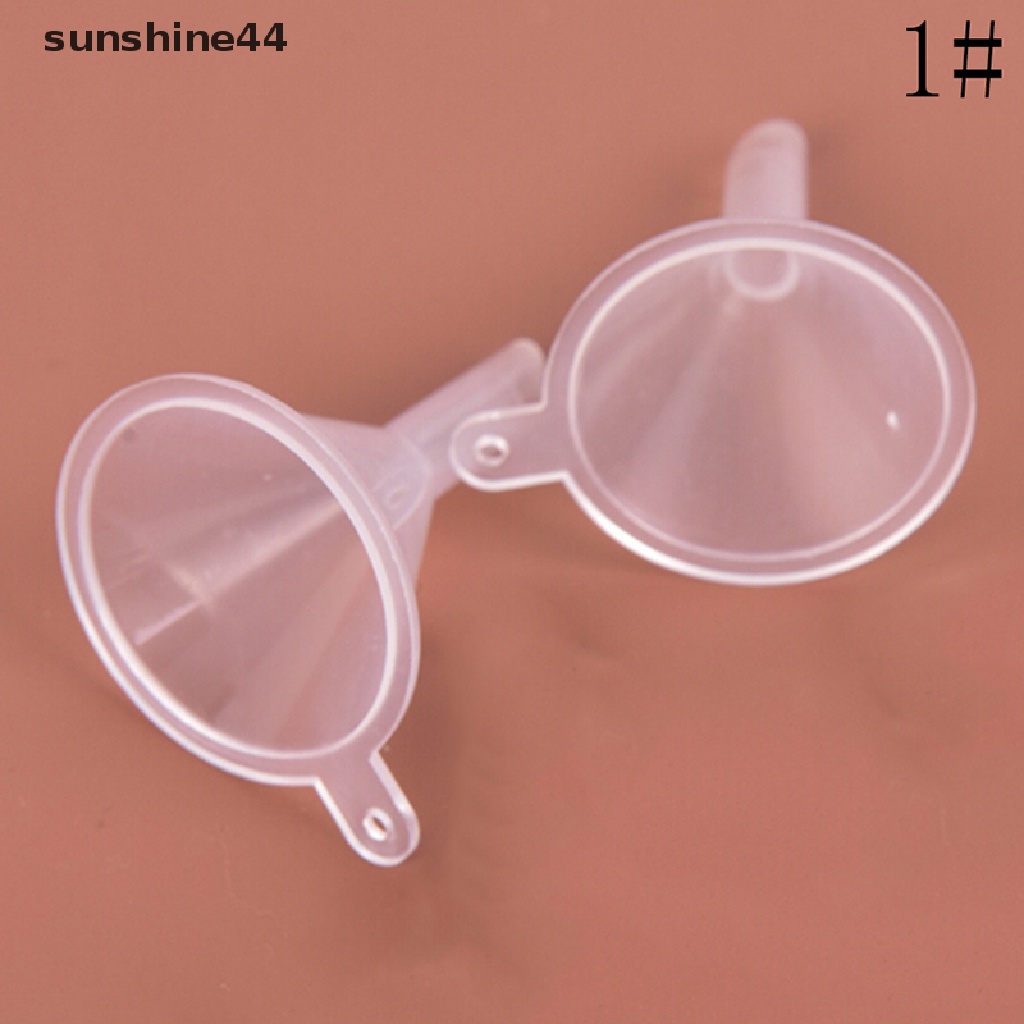 Sunshine 2pcs Corong Plastik Mini Untuk Diffuser Cairan / Minyak  2pcs Corong Mini Bahan Plastik Untuk Minyak / Cairan  2 Pcs Min Min Min Bahan Plastik Untuk Rumah