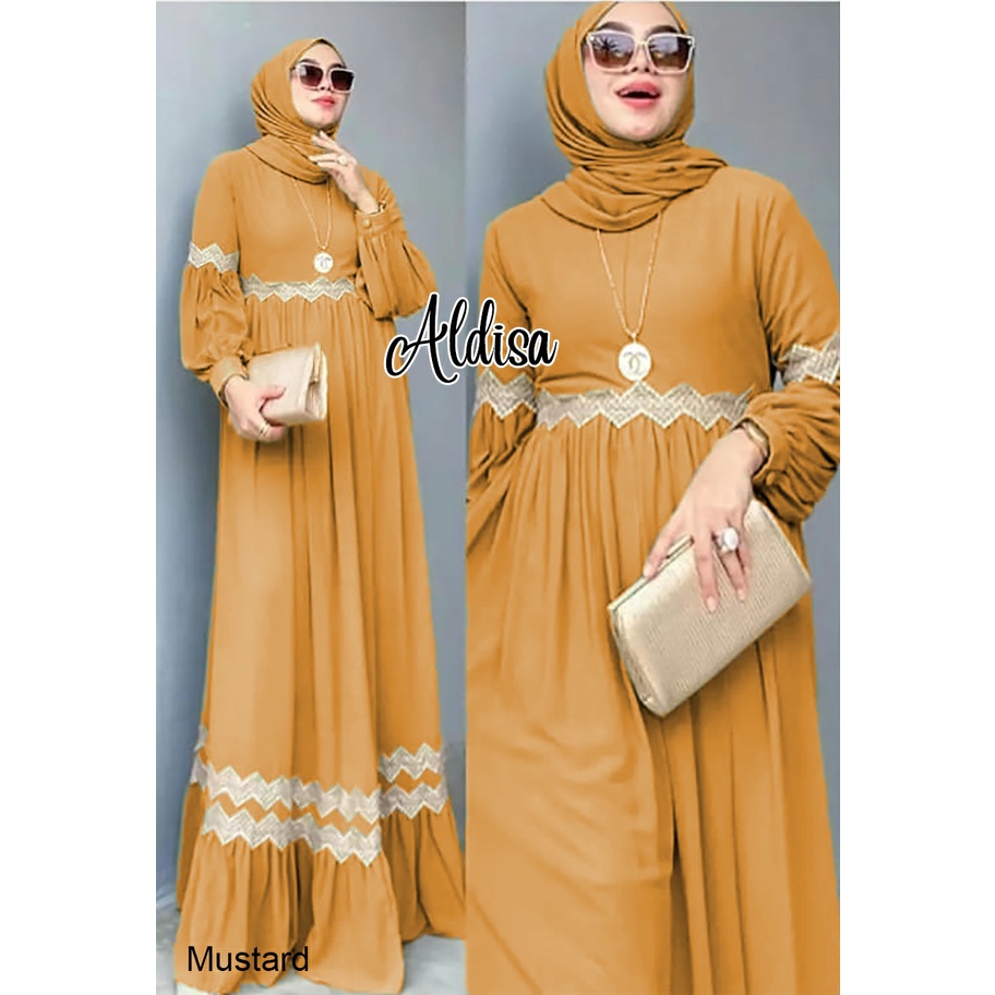 GAMIS SIMPLE KONDANGAN ALDISSA BAHAN PREMIUM