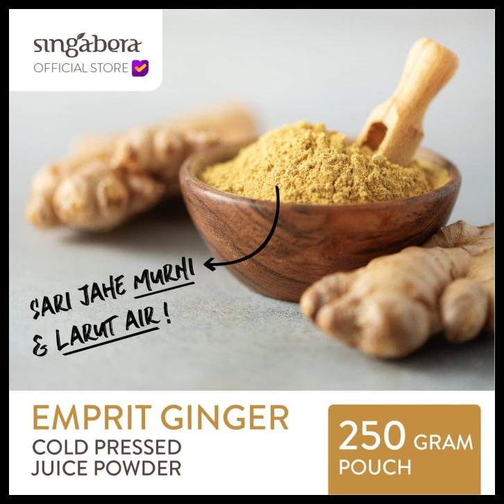 

DISKON TERBATAS !!! SINGABERA COLD PRESSED GINGER POWDER 250G - SERBUK JAHE / BUBUK TERLARIS