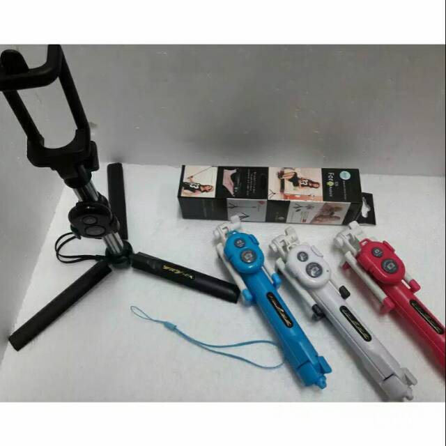 Tongsis tripod 3 in1 bluetooth