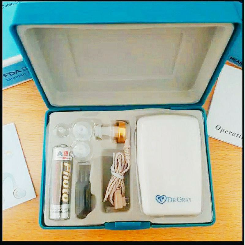 Alat Bantu dengar Hearing Aid Dr Gray / Alat bantu dengar kabel Dr Gray KF-906