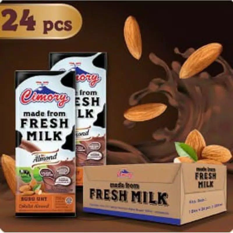 

1 DUS (24pcs) - CIMORY SUSU UHT 250ml ALMOND