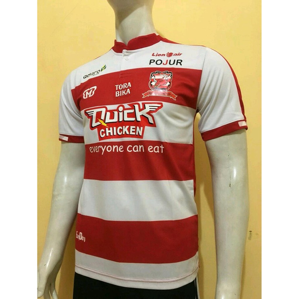 Unik JERSEY MADURA UNITED HOME PIALA PRESIDEN 2018 GRADE ORI Diskon