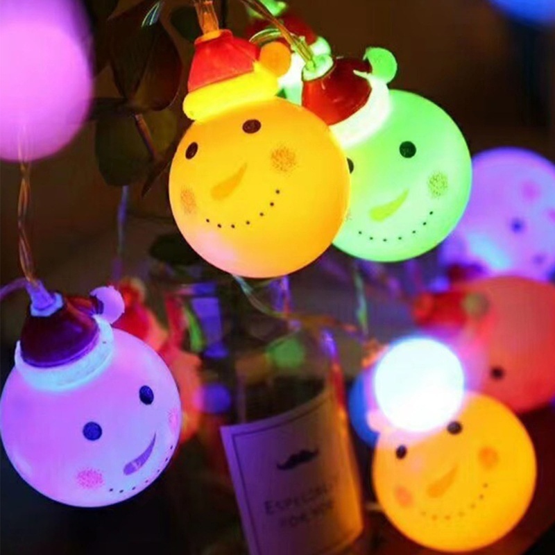 Zzz Lampu Tumblr LED Bentuk Snowman Untuk Dekorasi Natal